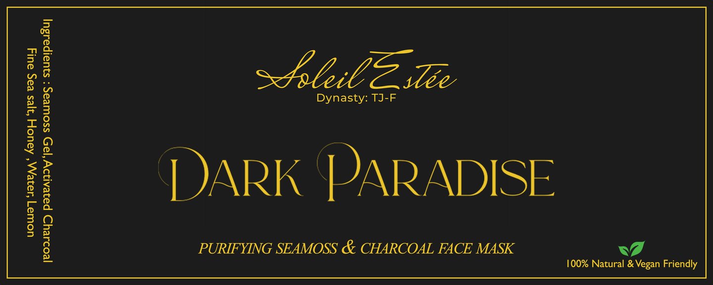 Featured client work, Curmah Joseph's Dark Paradise label produced by Live Life Customs